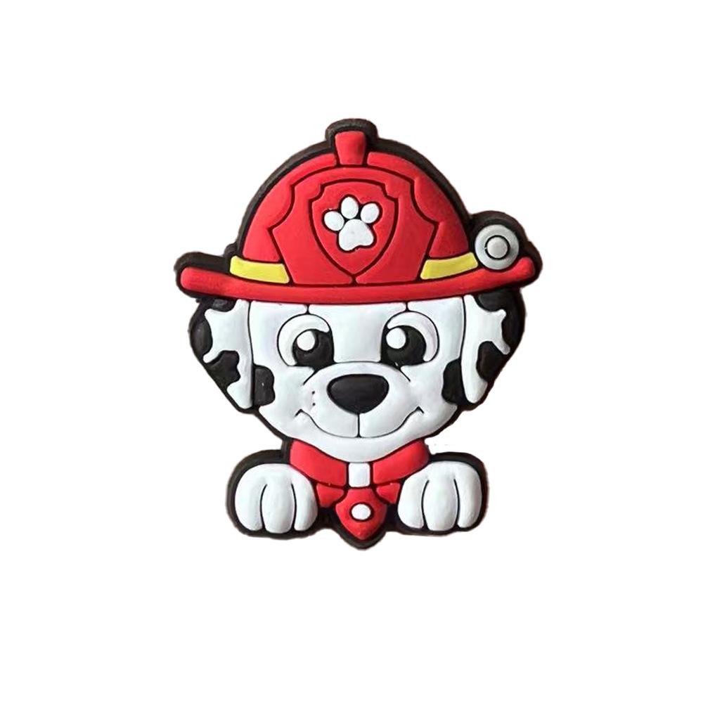 PAW Patrol Flower Clog Shoe Charms: Soft Rubber DIY Accessories