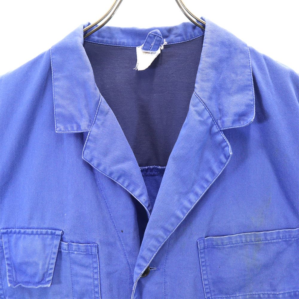 EURO WORK 70s 80s Vintage Euro Work work Chester coat Blue x navy Men's Used