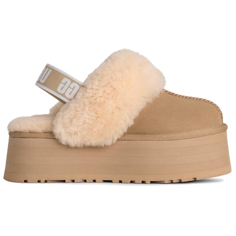 UGG Funkette Comfortable Simple Commuting Casual Flats Women flats Mustard 1113474-MDSD