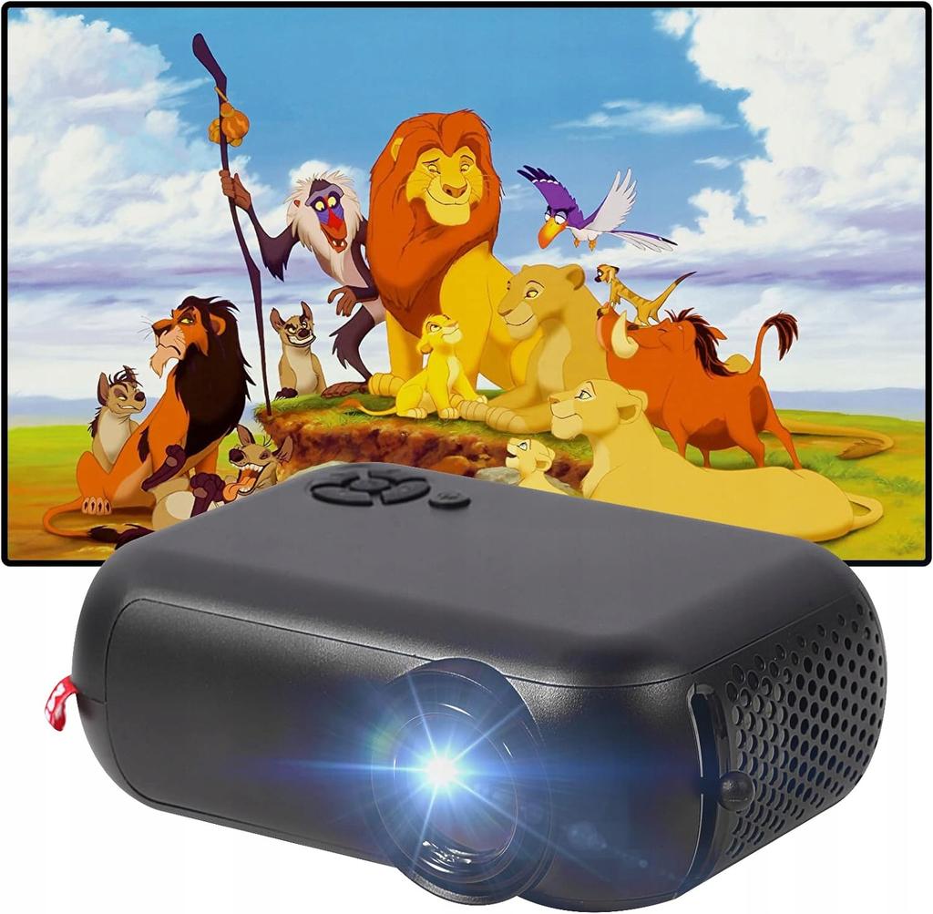 Portable Projector With Remote Control Itimport Up To 170 Inches Bluetooth Fullhd