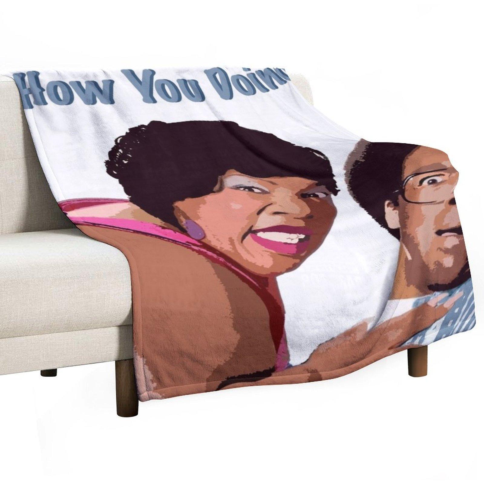 Norbit - HOW YOU DOING Throw Blanket Flannel Fabric Cute Blankets For Baby Picnic Blankets 30x40in
