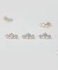 Dorocy 14K Moissanite Triple Piercing Earrings