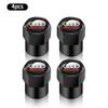 4Pcs Metal Car Logo Wheel Tire Hex Valve Caps Stem Case Covers For Audi A1 A3 A4 A5 A6 A7 A8 Q2 Q3 Q5 Q6 Q7 TT S line S3 S4 S5