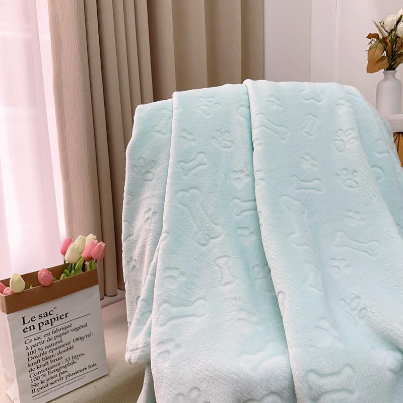 Shining Planet Girl Flannel Blanket | Warm Four Seasons Office Nap Air Conditioning Blanket