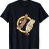 Camiseta Unissex Engraçada de Cachorro-Quente Pulando em um Pão