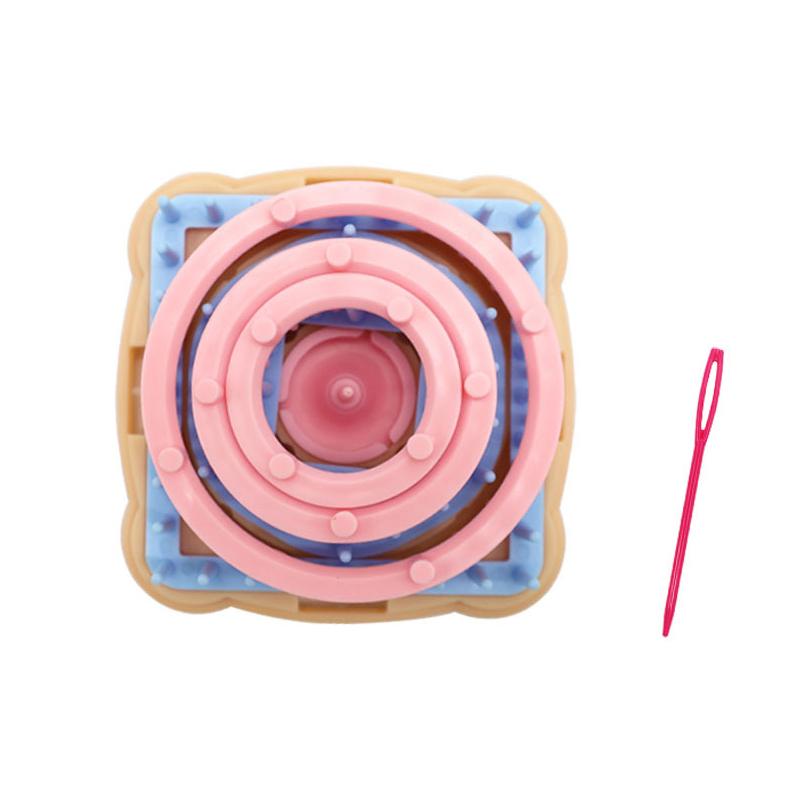 

1 Set Hand Knitting Loom Flower Daisy Pattern Maker Weave Set Wool Yarn Needle Knit Kits Home DIY Craft Tool