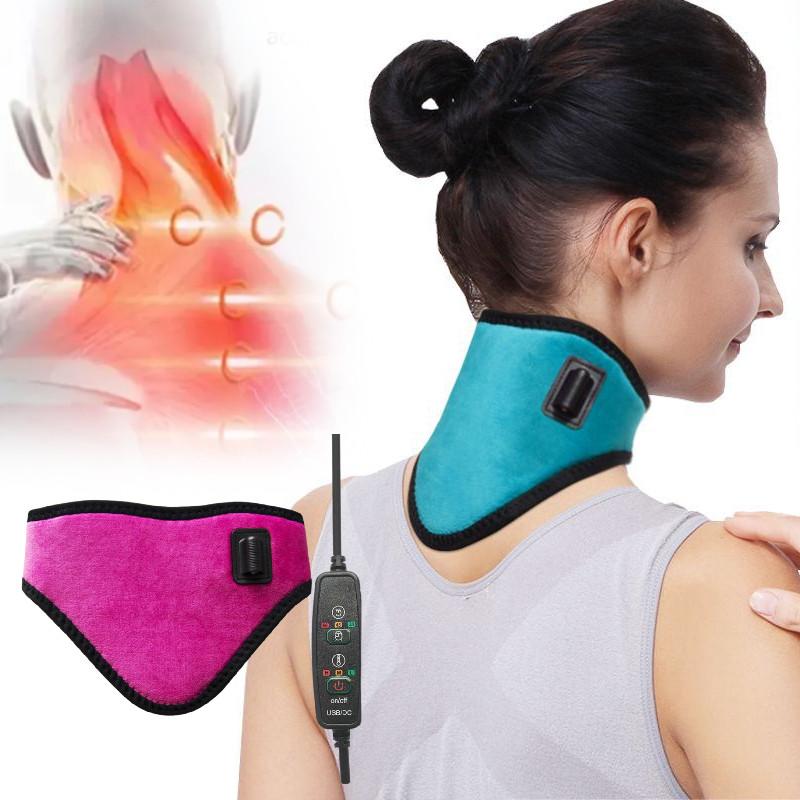 Cozy Graphene Electric Neck Heating Pillow With Usb Connection For Soothing Relief