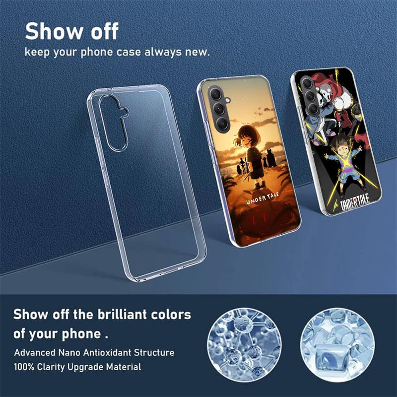 Chapter art Undertale Phone Case for Samsung A17 A37 A57 A07 A16 A26 A36 A56 A06 A02S A12 A22 A32 A52S A04S A14 A24 A34 A54 A03