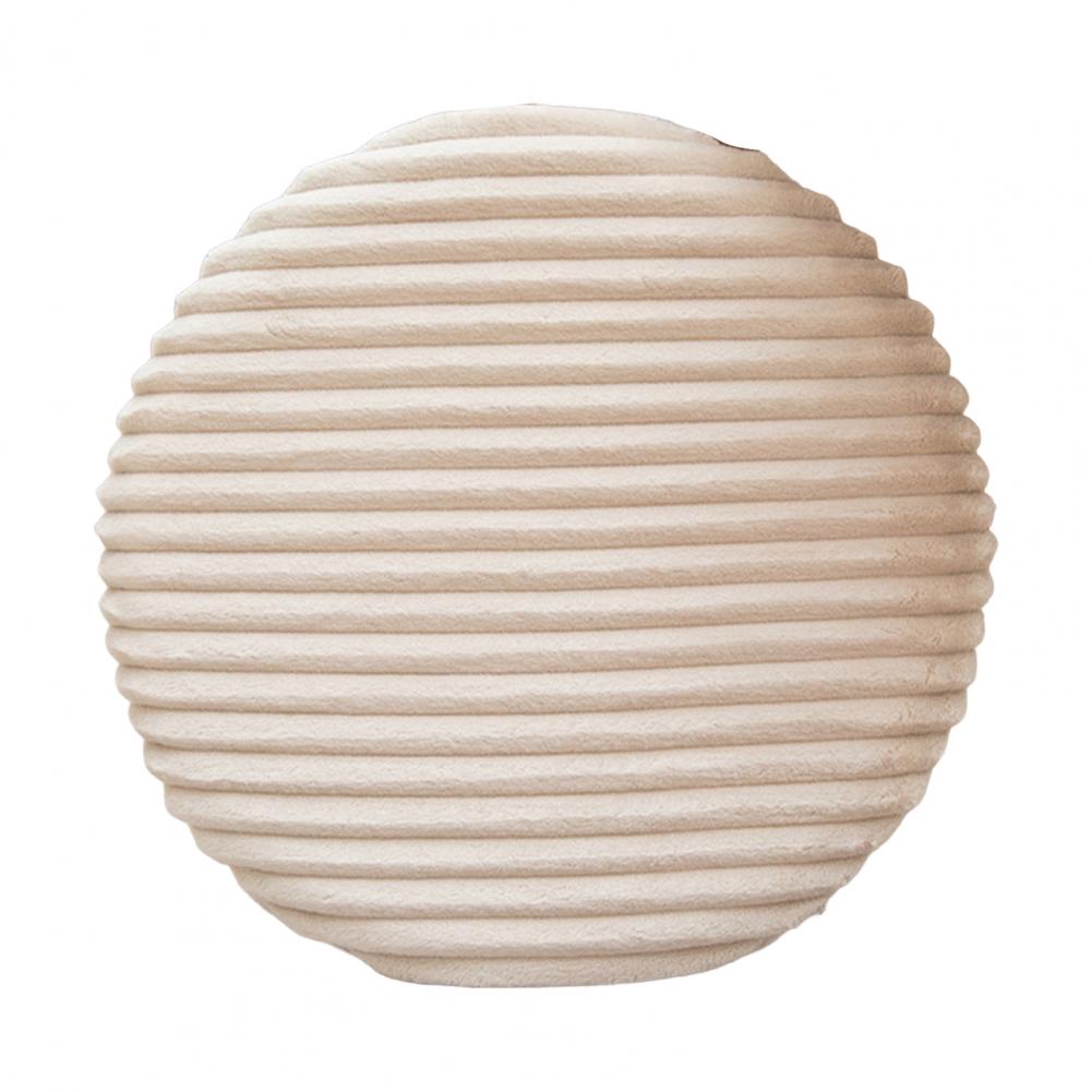 40cm Sitzkissenbezug Weich Schützend Einfarbig Rund Hocker Stuhl Sitz Flanellschoner Memory-Schaum Heimdeko Für Bankett