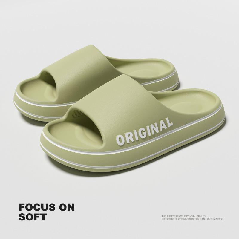 High-Grade Non-Slip Summer Slippers: Thick Bottom, Unisex Indoor Comfort for Men and Women