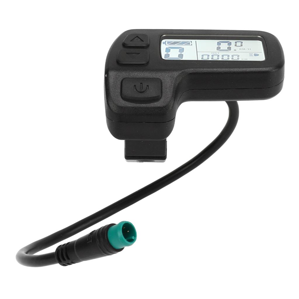 Rower elektryczny Wyświetlacz LCD Wodoodporne złącze Miernik wyświetlania danych 24V 36V 48V Uniwersalny dla