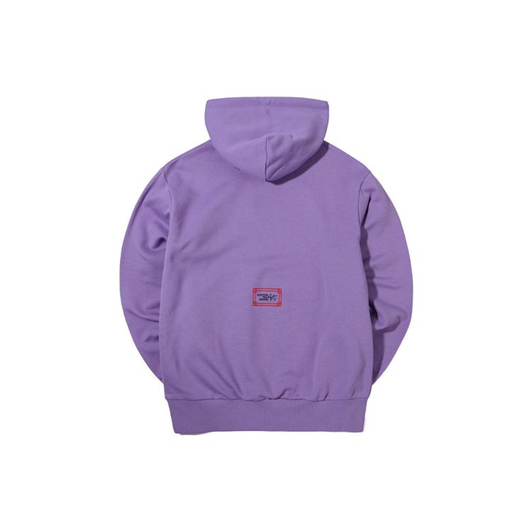 CLOT Sweatshirts Unisex Purple Hooded Moderate Regular CTHD20SP3005-PU