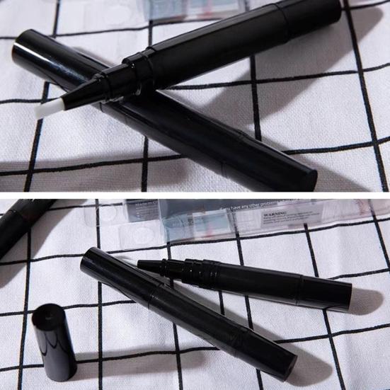 Yousheng 1/6Pcs Nail Polish Pen 3-in-1 Quick Dry Long Lasting High Gloss DIY Manicure Nail Art Natural Nude Women Girls Fingernail Toenail Gel Polish