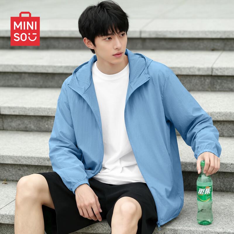 MINISO Men's Hooded Ice Silk Sun Protection Jacket