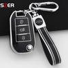 New Tpu Car Key Case Cover For Peugeot 208 308 408 508 2008 3008 4008 5008 For Citroen C3 C4 Cactus C6 C8 Protector Fob Keychain