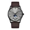 Men Luxury Leather Strap Watch Business and Leisure Large Dial Calendar Men Quartz Watch Relogio Masculino