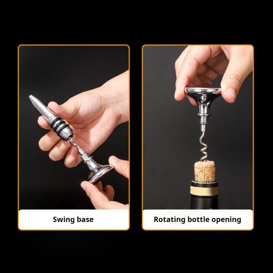 Otwieracz do butelek Flying Bird z obrotową podstawą, metalowy barek, akcesorium do piwa, wina, kreatywny prezent na biurko