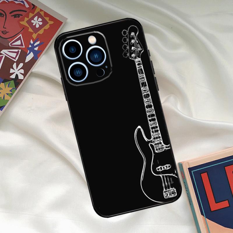 Guitar Instrument Music Phone Case For iPhone 15 14 12 11 13 16 17 Pro Max 15 16 Plus 13 Mini 16e 17 Air Funda Cover