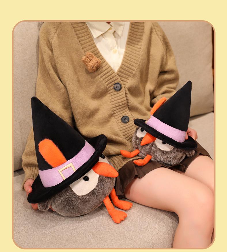 Halloween Jumpy Cat & Ghost Owl Plush Dolls Collection