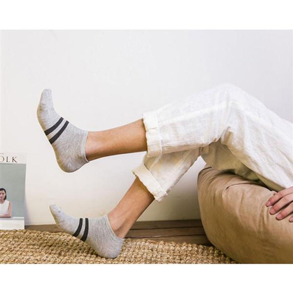Striped Men's Ankle Socks (5 Pairs) / Sneaker Socks