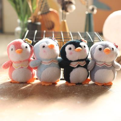 Cute Little Penguin Pendant Plush Toy Doll Cartoon Schoolbag Hanging Ornament Keychain Doll