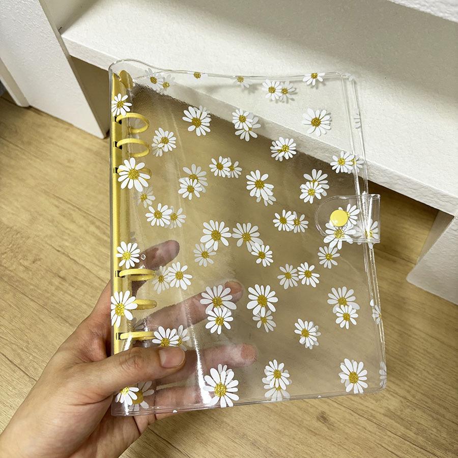 A5 A6 Daisy Binder Photo Card Collection Book Postcard Organizer Diary Notebook School Stationery