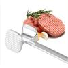 Aluminum Meat Hammer For Tenderizing Meats And Flattening Steaks Kitchen Double-sided Meat Hammer