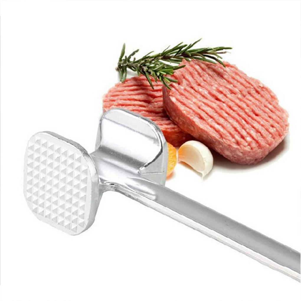 Aluminum Meat Hammer For Tenderizing Meats And Flattening Steaks Kitchen Double-sided Meat Hammer