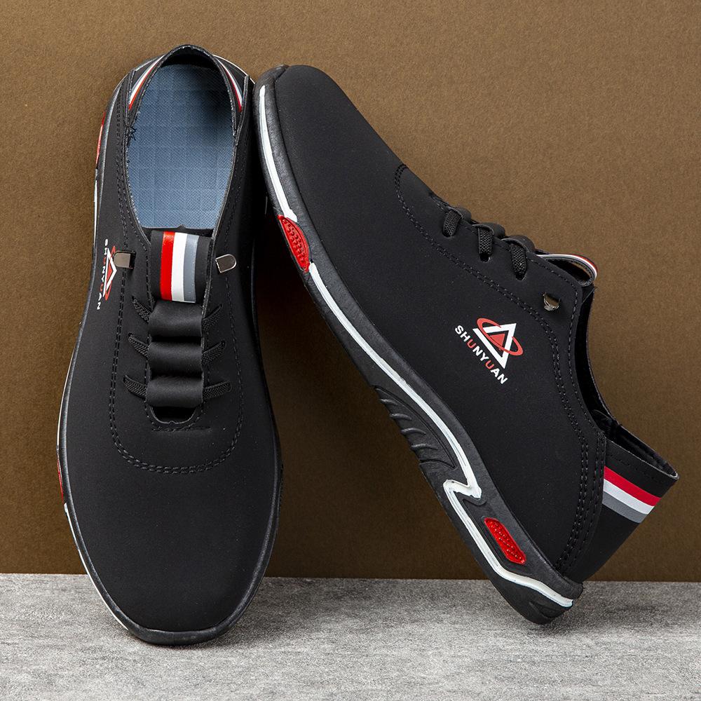 

Весна новая кожаная мужская обувь мягкая подошва дышащая легкая повседневная обувь внешняя торговля корейская версия деловая удобная кожаная обувь мужская 39