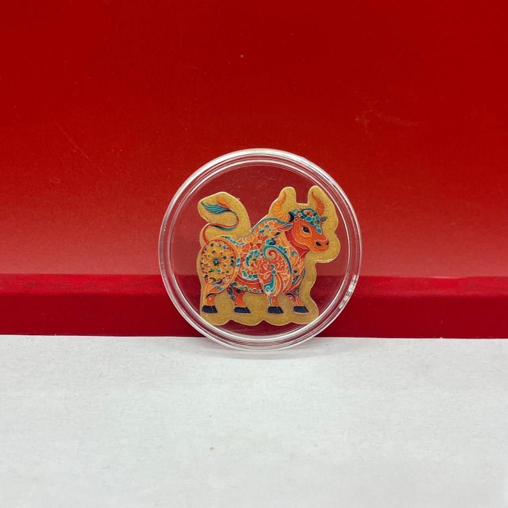 Year of the Horse 999 Gold Zodiac Phone Stickers: Creative Patches & Festival Gift Set