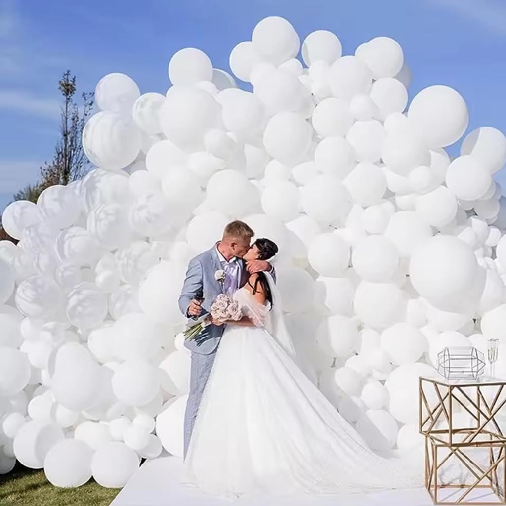 73pcs White Wedding Decor Balloon Garland White Wedding Anniversary Latex Balloons Arch Kit Valentine's Day Birde Shower Globos