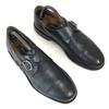 Lloyd Mesh Leder Monk Strap Schuhe Schwarz Größe 43 9F 27.5cm Hergestellt in Deutschland(GEBRAUCHT)