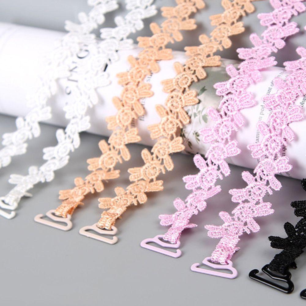Non-Slip Embroidered for Wedding Summer Transparent Shoulder Strap Invisible Bra Strap Intimates Accessories Bra Accessories