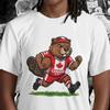 Beaver Playing Rugby Fun T-shirt