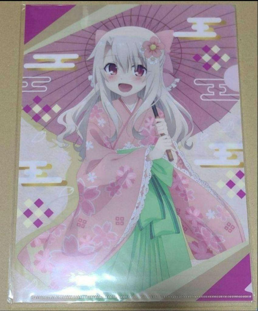 [USED] Fate/stay Night Prisma Illya Chloe Miyu Clear File FGO Formal Wear