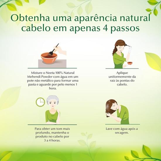 NEETA PULBERE MEHENDI 100% NATURALĂ 500 G