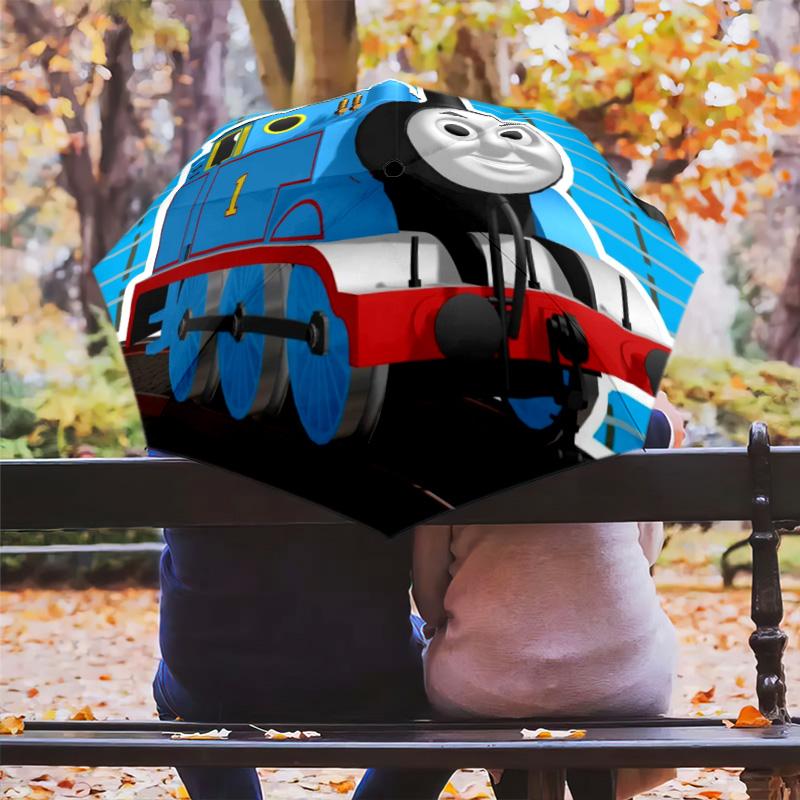 Thomas Trains Bridge Folding Umbrella Suitable For All Seasons Suitable For All Seasons Gift Travel Travel Umbrella