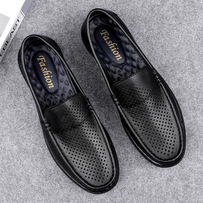 Mode Neuer Trend Herren Slipper Lässige Flats Vielseitige Herren Loafer Atmungsaktive Reise Fahrschuhe Ausgehöhlte Business Schuhe Mokassins