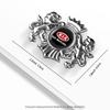 3D Metal Lion Crown Badges Car Body Window Decoration Stickers Auto Styling For KIA Sportage Rio Ceed Proceed K5 Sorento Picanto BY7