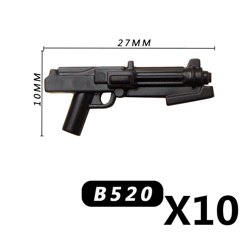 MOC War Building Blocks Movie Characters Soldier Weapons Accessories Rifle Heavy Demolition Pistol Mini Brick Gift Toy X018 DIY