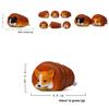 Japanese Style Cartoon Donut Corgi And Husky Collectible Pvc Figures For Collectors And Decor