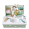 Dressing Kids Wooden Table Toy With Simulated Shampoo And Mirror Gift For