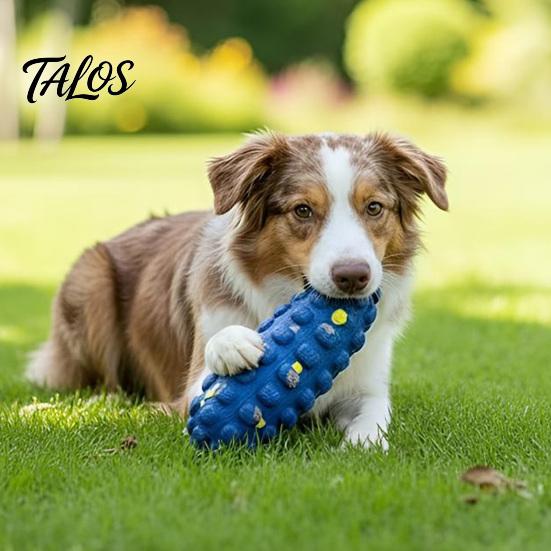 Puppy Teething Relief Toys High-Resilience Foam Dog Chew Toy, Indestructible Corn ETPU Material Teeth Cleaning Toy for Aggressive Chewers, Fetch