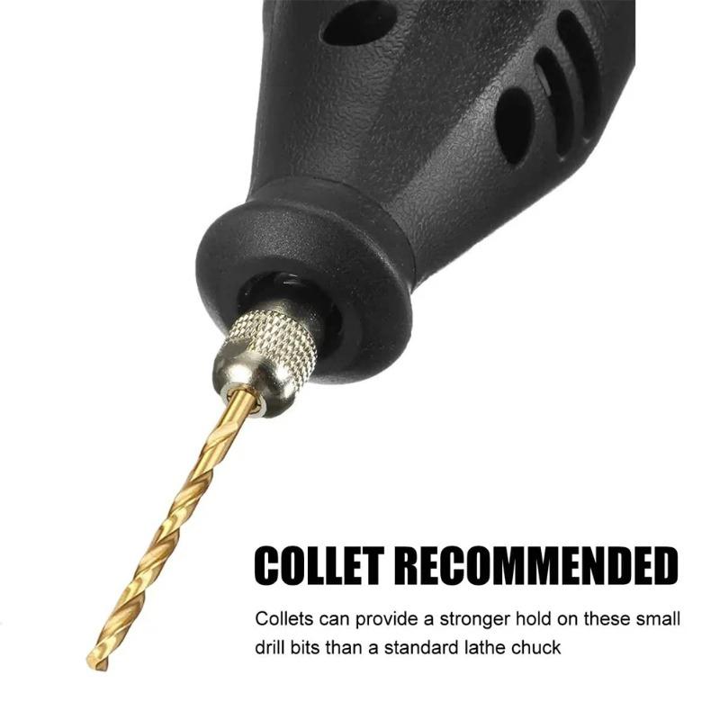 Hot Selling 50Pcs Titanium Coated Drill Bits HSS High Speed Steel Drill Bits Set Tool High Quality Power Tools 1/1.5/2/2.5/3mm