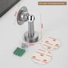 Stainless Steel Door Stopper Bathroom Magnetic Door Stop Heavy Duty Floor Wall Mount Wind-Proof Door Holder Hardware