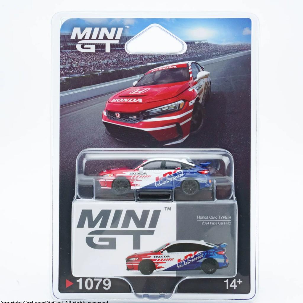 MINI GT 1:64 Honda Civic R 1079 Simulation Die Casting Alloy Material Car Model Collection Gift