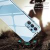 Pack Coque Transparente pour Samsung A32 4G (6,4") Verre Trempé Inclu Souple Protection Renforcée Anti Choc Silicone