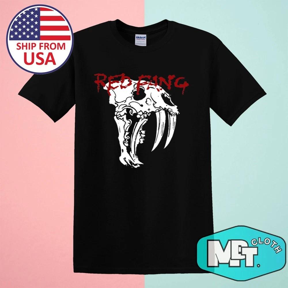 Red Fang Men s Black Size S-5XL L