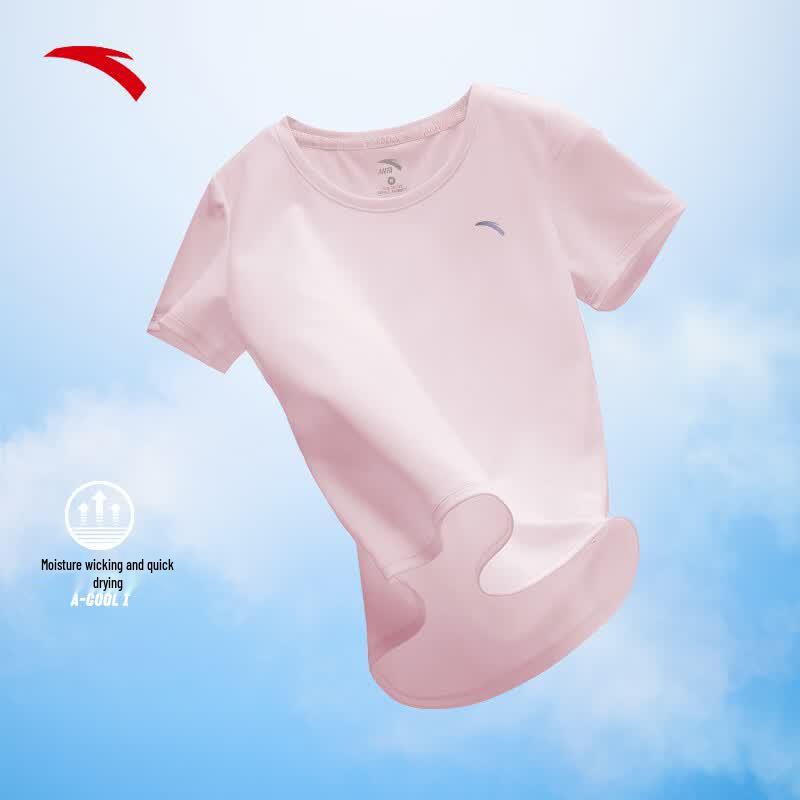 Anta Women's Quick-Dry Slim Waist Sports T-Shirt