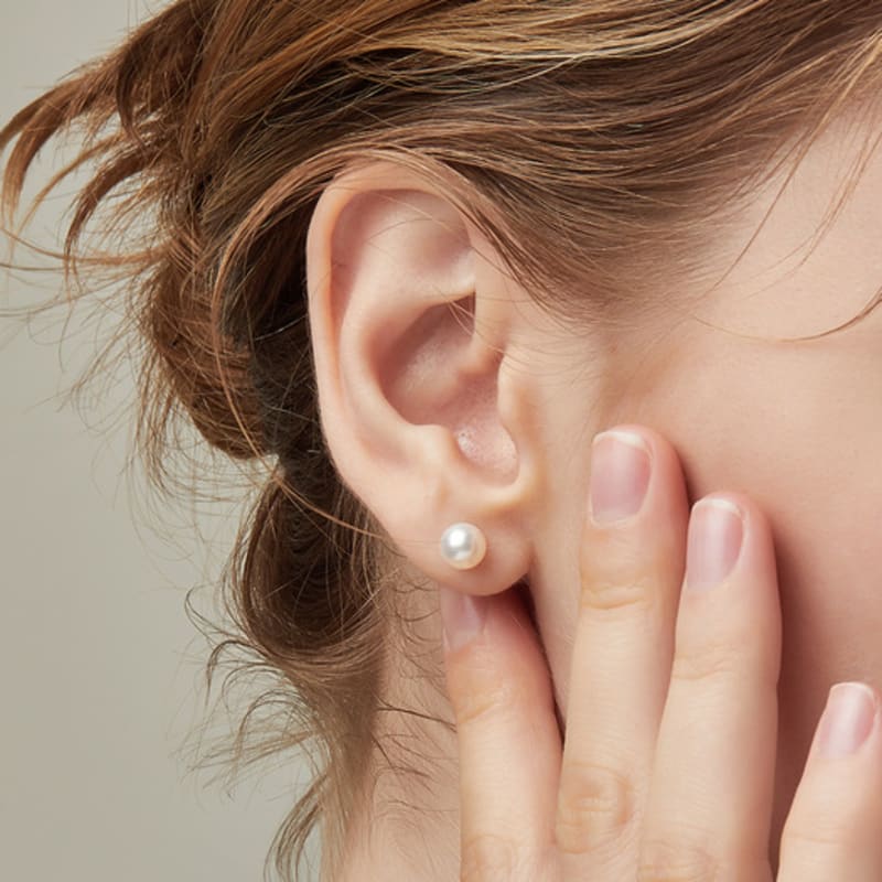 DIDIER DUBOT Signature D Gold Earrings JDRER3F416W